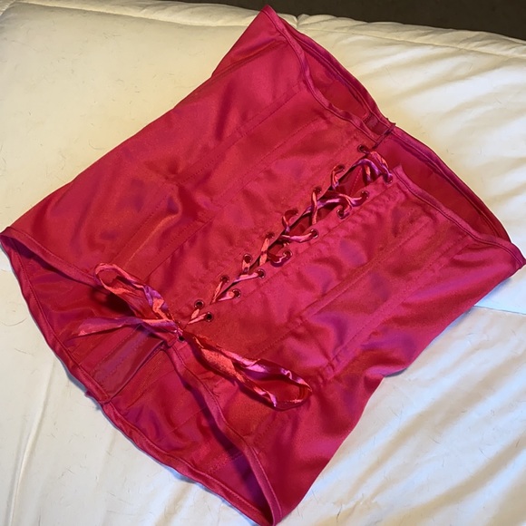 Sequin Pink Corset Top - Picture 2 of 6